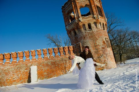 Фотосъемка свадьбы зимой