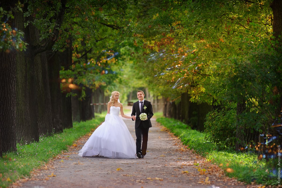 Свадебная прогулка в Александровском парке